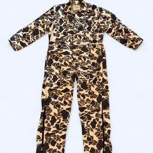 Vintage Walls Blizzard-Pruf Camouflage Insulated Jumpsuit Coveralls XL